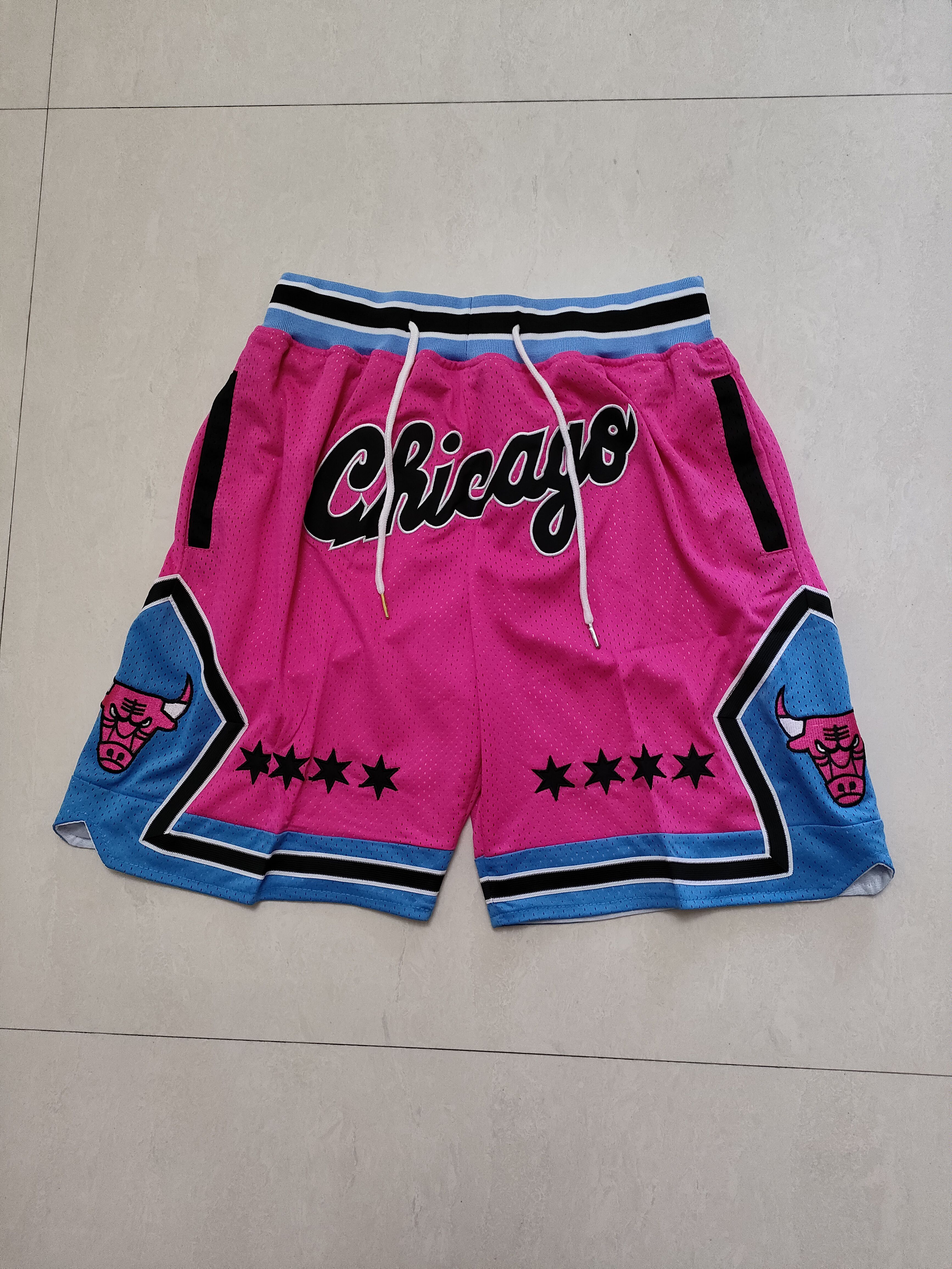 Men NBA Chicago Bulls Pink Shorts 20230218->los angeles clippers->NBA Jersey